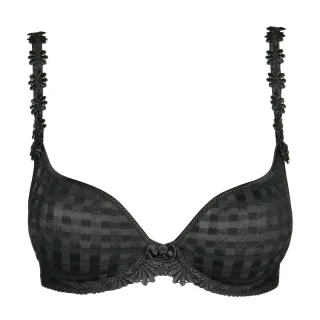 Marie Jo - AVERO schwarz Unterlegter BH Herzform schwarz - Gr. - b90