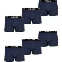 ADAM JEANS Boxershorts Herren Boxershorts aus extra weicher 100% Baumwolle Trunks Men Boxer-1 (6-St., 2er Set, 6er Set, 8er Set, 10er Set, 12er Set) Boxershorts Herren Boxer Shorts Männer Unterhosen Trunks Underwear