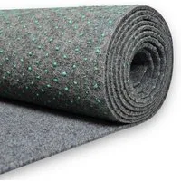 MDEKOR Kunstrasen Rasenteppich outdoor Meterware Höhe 6,5mm, 50x100cm Grau