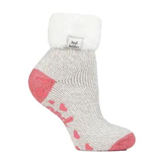 Damen rutschfeste thermische niedrige Knöchelsocken mit Griffen für das Bett