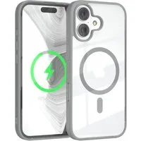 EAZY CASE Handyhülle Transparente Hülle mit MagSafe für iPhone 17 6,3 Zoll, Back Cover Slimcover mit Displayschutz, Magsafefunktion, Bumper-Hülle