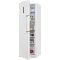 exquisit Gefrierschrank GS295-NF-H-040D, 185 cm hoch, 60 cm breit, 4*-Gefrierschrank NoFrost mit LED-Anzeige&Ice-Maker für schnelles Eis