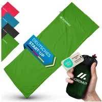Nordmut Innenschlafsack NORDMUT® Hüttenschlafsack Ultraleicht aus Baumwolle, YKK-Zipper, Durchgängiger Reißverschluss, Kissenfach