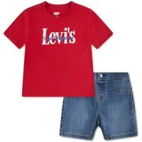 Levi's® Kids Shirt & Shorts LVB HD AOP LOGO TEE & SHORT SE (2-tlg) for Boys, 2 tlg. Set