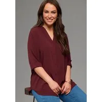Laura Scott CURVE Longbluse Große Größen im Tunika Stil aus weicher Viskose