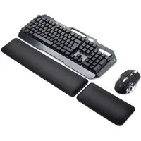 Sidorenko Tastatur-Handballenauflage Handballenauflage Set für Tastatur und Maus - hochwertig und bequem (2-St)