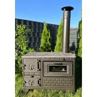 Homeparadise Grillkamin Outdoor Küchenofen Gartenofen Terrassenofen Gartenküche Holzofen Ofen