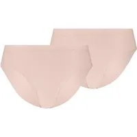 PUMA Slip PUMA WOMEN INVISIBLE COTTON BRIEFS 2P (2er Pack) nahtlose Ränder für eine unsichtbare Passform