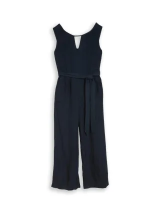Tom Tailor - Overall mit Bindegürtel blau - Gr. - 38