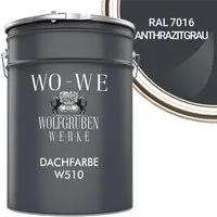WO-WE Dachfarbe Dachfarbe Sockelfarbe Dachbeschichtung W510, 0.75-20L, Seidenglänzend