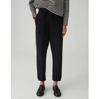 OPUS Stoffhose ERSIMA aus BCI Cotton Mix Schmal zulaufendes Bein, eckige Taschen, Gummibund, Kordel zum Binden