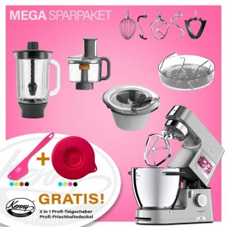 Kenwood Cooking Chef Silber XL Connect - Spar-Set Eisbereiter