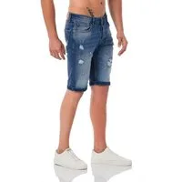 RedBridge Jeansshorts Red Bridge Herren Jeans Shorts Kurze Hose Denim