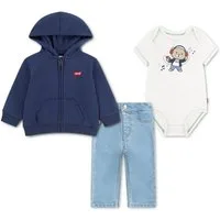 Levi's® Kids Body & Hose LVB 3PC FULL ZIP HOODIE SET (Set, 3-tlg) & Sweatjacke - for Boys