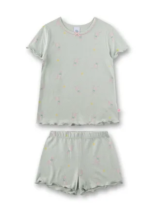 Sanetta - Schlafanzug kurz blue smoke - Gr. - 104