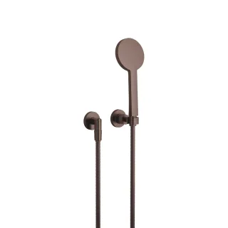 Dornbracht Schlauchbrausegarnitur mit Einzelrosetten TARA 27803892 Dark Bronze gebürstet (PVD),27803 27803892-43