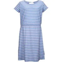 Killtec Sommerkleid KOS 134 GRLS DRSS Gestreiftes Mädchen Sommerkleid, U-Boot-Ausschnitt, Taillen-Abnäher