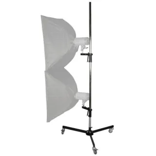 Walimex pro Roll-Stativ, 223cm, mit 2 Klemmhaltern