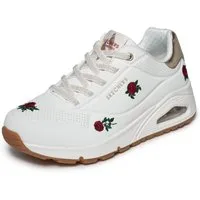 Skechers UNO-CHAMPAGNE & ROSES Sneaker Freizeitsneaker, Halbschuh mit Rosen-Stickerei