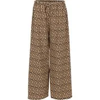 malito more than fashion Palazzohose Palazzohose Animal-Print / Unifarben 2306 lockere Animal Print Sommerhose