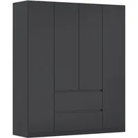 rauch Drehtürenschrank Schrank Garderobe MAINZ Breiten 91/136/181/226/271/315/360, Höhe 210cm (3 verschiedene Ausstattungen BASIC/CLASSIC/PREMIUM (inkl. SOFT-CLOSE) grifflose Front, Außentüren mit Push-to-Open Funktion MADE IN GERMANY