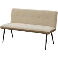 HTI-Living Polsterbank Bank 3-Sitzer Antikbraun/Taupe Joschka (Stück, 1-St., 1 Sitzbank), Sitzbank Küchenbank