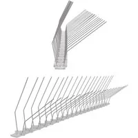 PestSystems Taubenspikes 3 Meter (6 x 0,5m) Taubenspikes Dachrinne