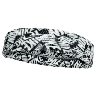 Nike - "Classic" Stirnband, Dri-FIT (Schwarz/Weiß)