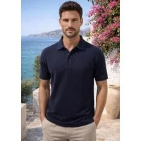 Man's World Poloshirt Kurzarm, lockere Passform, unifarben