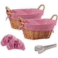 eGenuss Brotkorb eGenuss Brotkörbe mit seitlichen Griffen und abnehmbarem Stoffbezug, Weide