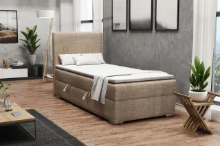 Boxspringbett Schlafzimmerbett DORIAN MINI 100x200cm inkl.Bettkasten