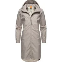 Ragwear Outdoorjacke Belinka Wasserdichte lange und sehr leichte Übergangsjacke