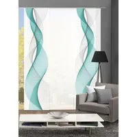HOME WOHNIDEEN Schiebegardine OPALIA 3ER SET (3 St), Paneelwagen, halbtransparent, Microfaser, HxB: 245x60