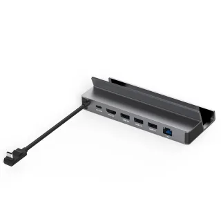 Blueendless 6-in-1 Steam Deck USB-C Docking Station with 4K60Hz 5Gbps USB3.0 PD100W USB-C Gigabit Ethernet Aluminum Allo