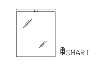 Pelipal Serie 25 Pelipal Spiegelschrank SEAES5060-I, B:600, H:703, T:170mm SEAES5060-I