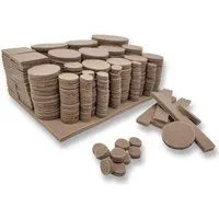 ToCi Filzgleiter 300x Filzgleiter Beige div. Größen selbstklebend Möbel und Bodenschutz