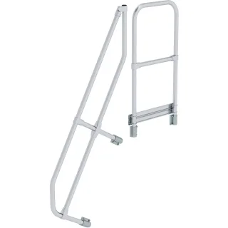 Munk Zweiter Handlauf für Treppe mit Plattform 60° - 600585