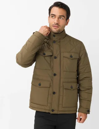 Brax Herren Steppjacke Style GEORGE khaki Grün Khaki, grün - khaki, Gr. M