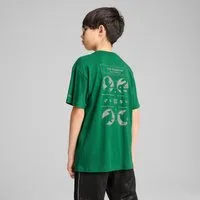 PUMA T-Shirt X HARRY POTTER RELAXED GRAPHIC TEE sportlicher Stil, Rundhalsausschnitt, Kurzarmdesign