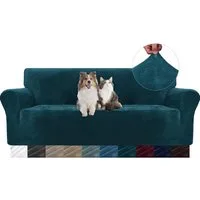 Minicloss Sofahusse 1/2/3/4 Sitzer Sofabezug, Modern Sofaüberwurf Elastische Couchbezug, waschbarer, mit Armlehne, Protector für Hunde Haustiere