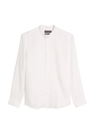 Marc OPolo Casual - Stehkragen-Hemd regular White - Gr. - 3XL