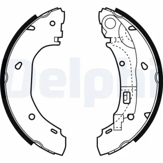Delphi Bremsbacken hinten Citroen Fiat Peugeot LS1925