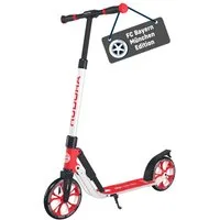 Hudora Cityroller BigWheel® 205 Advanced, Lizenzierter FC Bayern München Fan-Scooter, bis zu 100 kg - Höhenverstellbar- Zusammenklappbar