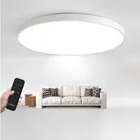 JDONG LED Deckenleuchte groß Deckenlampe Wohnzimmer 72W/80W/90W Dimmbar Durchmesser, LED fest integriert, 58CM/78CM Rund Deckenlampe, stufenlos dimmbar