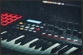 Fussmatte Keyboard 10096 | Größe: 60 cm x 45 cm