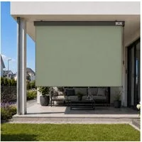 Strattore Balkonsichtschutz Ausziehbare Senkrechtmarkise Markise 160 x 250 cm - Matcha Grün
