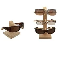 Yudu Brillenetui Brillenständer Brillenpräsenter für Brillen Holz-Ständer