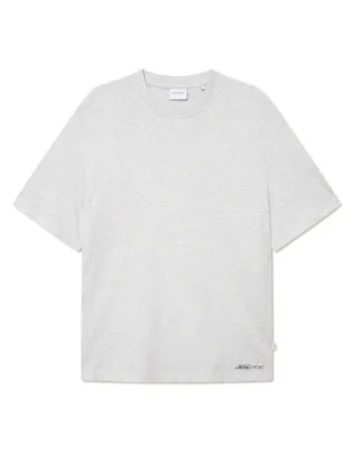 les deux - T-shirt mit Print - Brandon grau - Gr. - S