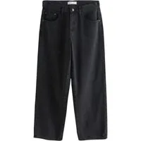Next Weite Jeans Jeans mit mittelhohem Bund, weites Bein, Kurzgröße (1-tlg)
