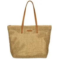 Enrico Benetti Strandtasche Badetasche mit Reißverschluss Damen Herren (Shopper, groß), in schöner Bastoptik